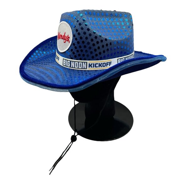 Fox Big Noon Kickoff WVU Mountaineers College Football Cowboy Hat Light Up NCAA - Picture 2 of 8